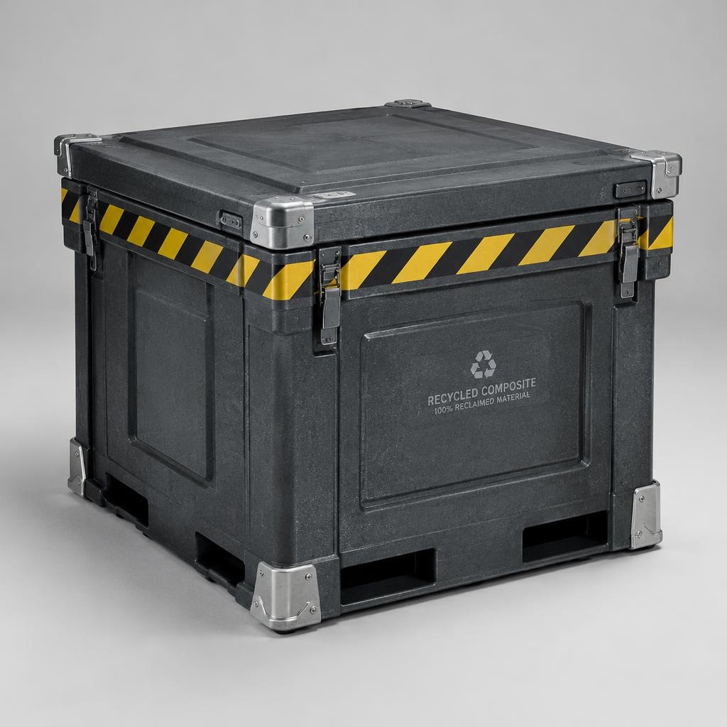 Recycled Atomic-Waste Composite Box — NEP Recovery, Standard Sizes